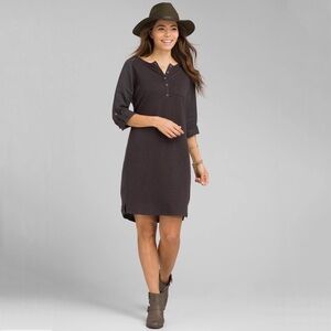 Prana‎ Hensley Henley Dress, Charcoal